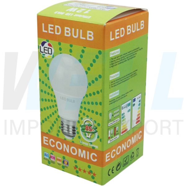 B-13-12-1 (Copy) หลอด BULB LED 12W แสงเดย์ไลท์(ขาว) (B-13)