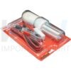 หลอด คีบแบต DC 12V 9W แสงเดย์ไลท์ (B-21)