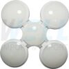 B-25-3 (Copy) หลอดไฟ ทรงกลม LED E27 75W 360 องศา แสงเดย์ไลท์(ขาว) (B-25)