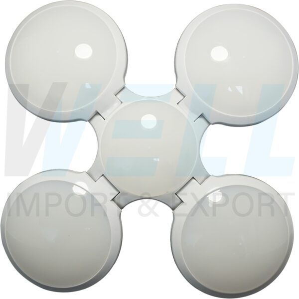B-25-3 (Copy) หลอดไฟ ทรงกลม LED E27 75W 360 องศา แสงเดย์ไลท์(ขาว) (B-25)