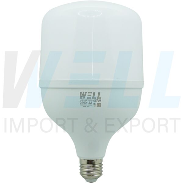 B-30-2 (Copy) หลอด BULB ทรงกระบอก LED 40W WELL (B-30)