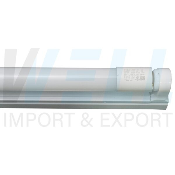 ชุดเซ็ต รางขาสปริง พร้อม หลอดนีออน LED T8 18W WELL (C-15)
