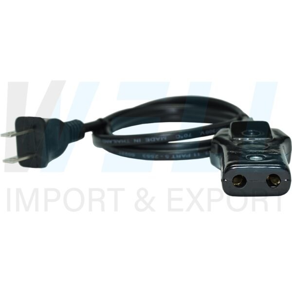 F-36-2 (Copy) ปลั๊กเครื่องใช้ไฟฟ้า สายหม้อหุงข้าว กระทะไฟฟ้า (ไม่มีสวิตซ์) (F-36)