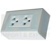 G-05-1 (Copy) บล็อกลอย ขนาด 2x4 นิ้ว พร้อม ปลั๊กกราวด์คู่ (G-05)