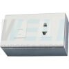 G-07-1 (Copy) บล็อกลอย ขนาด 2x4 นิ้ว พร้อม ปลั๊ก 1 ปลั๊กTEL. 1 (G-07)