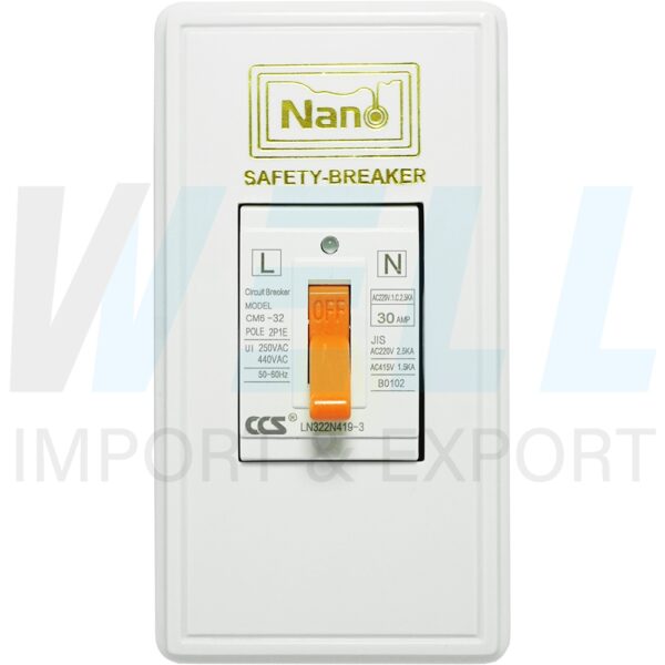 G-11-2 (Copy) กล่อง เบรกเกอร์ 401 พร้อม เซฟตี้ เบรกเกอร์ (G-11)