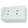 G-41-1 (Copy) บล็อกลอย ขนาด 2x4 นิ้ว พร้อม ปลั๊กเดี่ยว 2 ตัว (G-41)