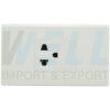 G-44-2 (Copy) บล็อกลอย ขนาด 2x4 นิ้ว พร้อม ปลั๊กกราวด์เดี่ยว 1 ตัว (G-44)