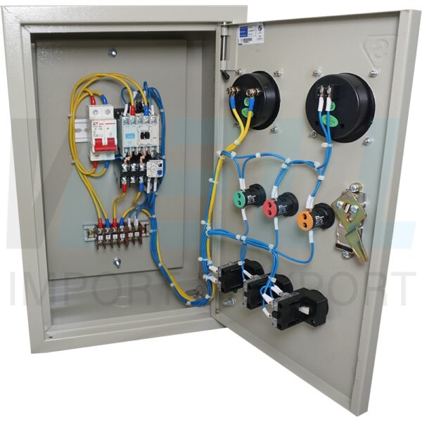 LH0001 ตู้ควบคุมมอเตอร์ 220V 3Hp ใช้งานรวมกับลูกลอยไฟฟ้า รุ่นเข็ม V, A