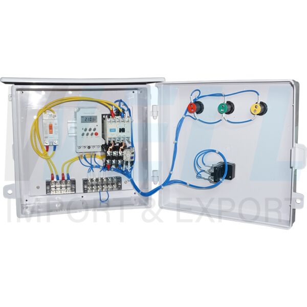 LH0002 ตู้ควบคุม 220V 3Hp ตั้งเวลาเปิด-ปิด , เครื่องตั้งเวลารดน้ำต้นไม้