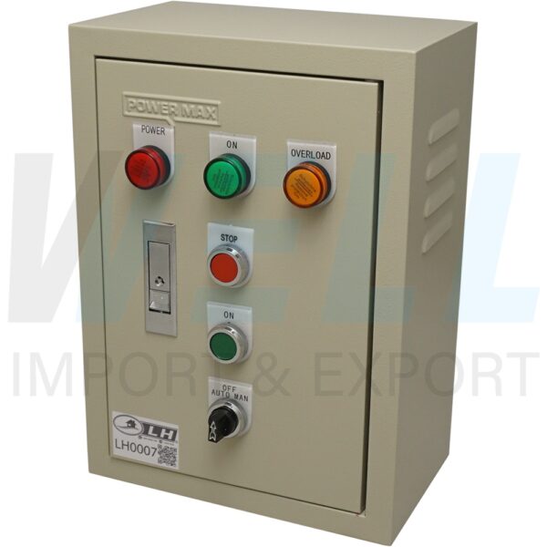 LH0007 ตู้ควบคุม มอเตอร์ 3 แรง 220V AC มีลูกลอย