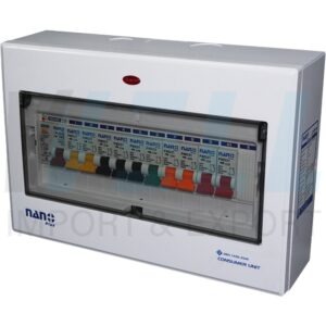 M-08-10-2 (Copy) ตู้คอนซูมเมอร์ 10 ช่อง + MAIN RCBO (กันดูด) (M-08)