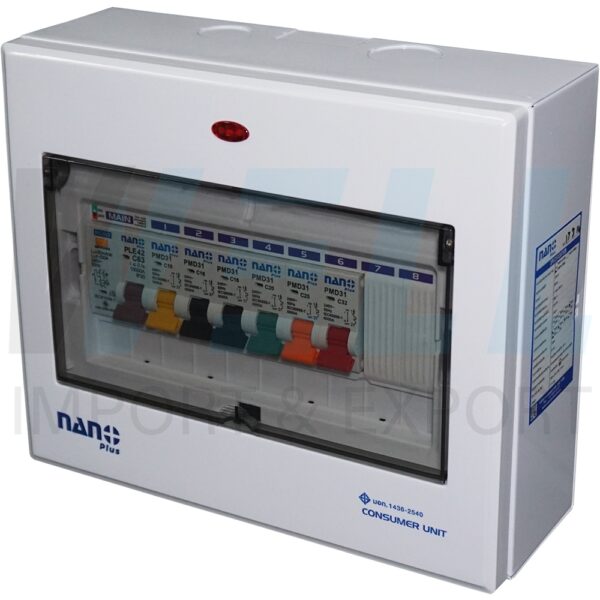 ตู้คอนซูมเมอร์ 6 ช่อง + MAIN RCBO (กันดูด) (M-08)