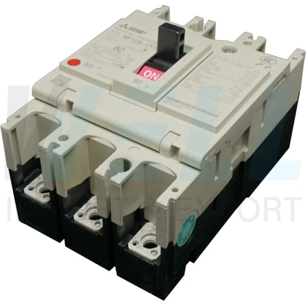 (Mitsubishi)-NF125-CV-3P-80A-1 (Copy) เบรกเกอร์ NF125 CV 3P Mitsubishi