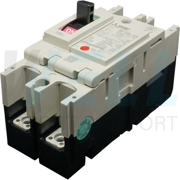 (Mitsubishi)-NF125-SV-2P-100A-1 (Copy) เบรกเกอร์ NF125 SV 2P 100A Mitsubishi