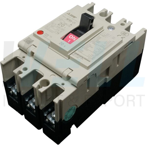 (Mitsubishi)-NF63-CV-3P-20A-1 (Copy) เบรกเกอร์ NF63 CV 3P Mitsubishi