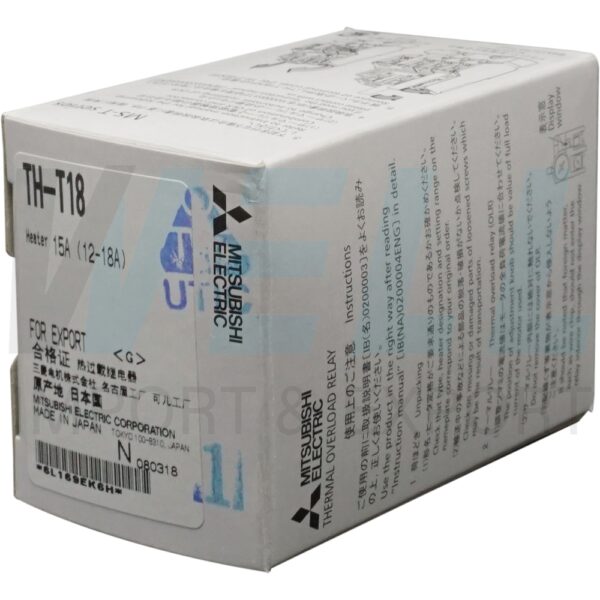 (Mitsubishi)-TH-T18-15A-6 (Copy) โอเวอร์โหลด TH-T18 15A Mitsubishi