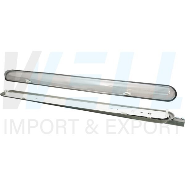โคม ถนน 1x36W พร้อม อุปกรณ์ ติดตั้ง ขาเหล็ก และ ฐานยึด (โคมเปล่า) (P-01)