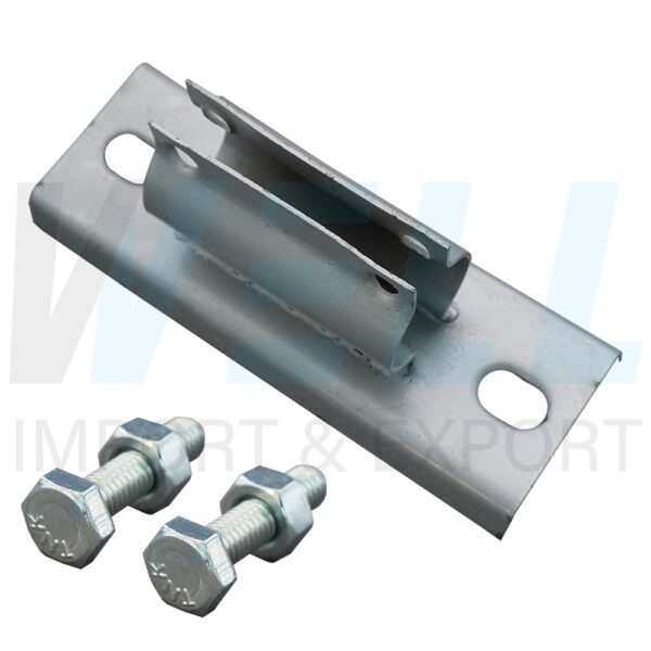 โคม ถนน 2x36W พร้อม อุปกรณ์ ติดตั้ง ขาเหล็ก และ ฐานยึด (โคมเปล่า) (P-02)