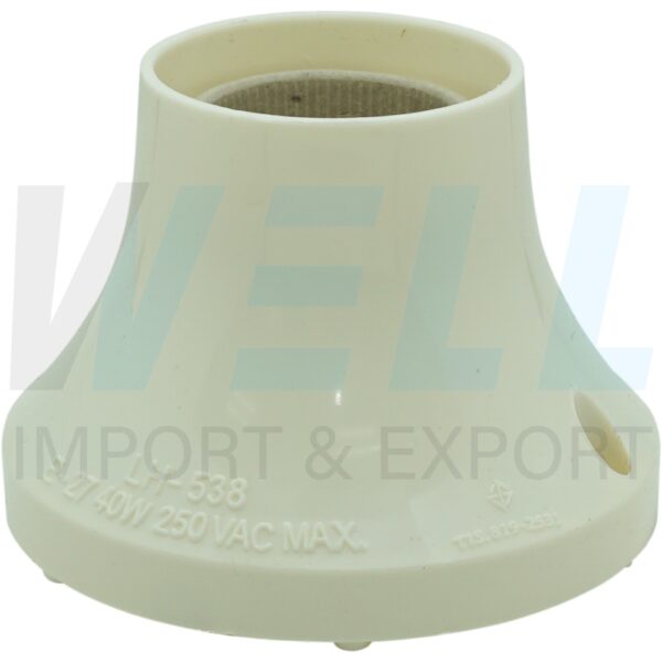 R-28-3 (Copy) ขั้วแป้นกระเบื้องกลม E27 LH-538 (R-28)