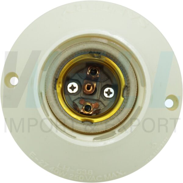 R-28-4 (Copy) ขั้วแป้นกระเบื้องกลม E27 LH-538 (R-28)