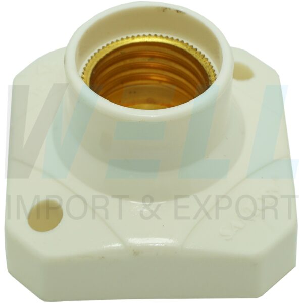 ขั้วแป้นเหลี่ยม E27 LH-558 (R-30)