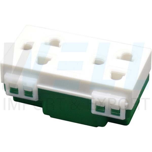 S-06-2 (Copy) เต้ารับ กราวด์คู่ ใช้คู่กับ หน้ากาก รุ่นใหม่ (S-06)
