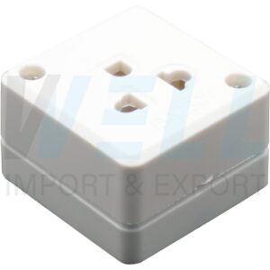 S-18-1 (Copy) เต้ารับ กราวด์เดี่ยว ลอย (แพ็ค 1 ตัว) (S-18)