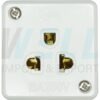 S-18-2 (Copy) เต้ารับ กราวด์เดี่ยว ลอย (แพ็ค 1 ตัว) (S-18)