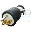 S-27-1 (Copy) ปลั๊ก ยาง พาวเวอร์ ตัวผู้ 3 ขา (S-27)