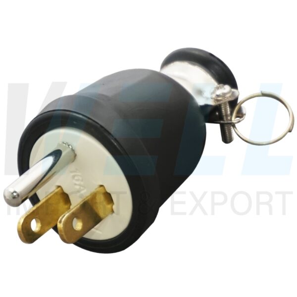 S-27-1 (Copy) ปลั๊ก ยาง พาวเวอร์ ตัวผู้ 3 ขา (S-27)