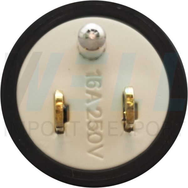S-27-3 (Copy) ปลั๊ก ยาง พาวเวอร์ ตัวผู้ 3 ขา (S-27)