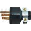 S-33-2 (Copy) ปลั๊กยาง ตัวผู้ 3 ขา (S-33)