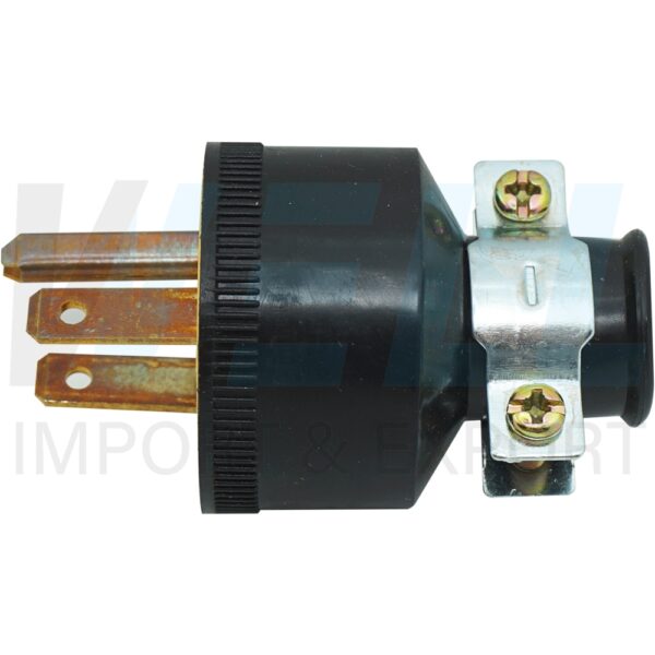 S-33-2 (Copy) ปลั๊กยาง ตัวผู้ 3 ขา (S-33)