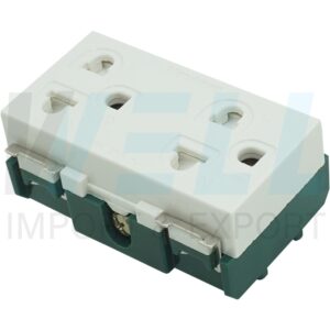 S-36-1 (Copy) เต้ารับ กราวด์คู่ ปลั๊ก กราวด์คู่ รุ่นใหม่ แบบขันน็อต MARUKAWA (S-36)