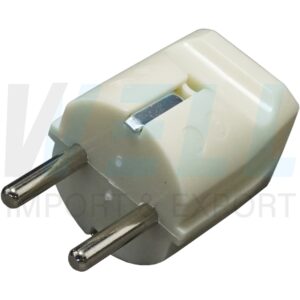 S-45-1 (Copy) ปลั๊ก เยอรมัน ตัวผู้ ขาเสียบกลม (แพ็ค 3 ตัว) (S-45)