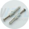 U-11-3 (Copy) บล็อกลอย 2x4 นิ้ว ขอบเหลี่ยม สีขาว (แพ็ค 2 ตัว) (U-11)