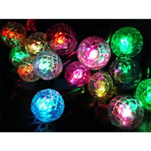 X-09 (Copy) ไฟกระพริบ รูปบอลลูน 40 หัว สี RGB (ไฟประดับ ไฟตกแต่ง ไฟคริสต์มาส) (X-09)