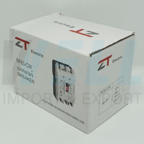(ZT)-NF63-CW-3P-63A-1 (Copy) เมน เบรกเกอร์ NF-63-CW 3P 63A ZT Electric