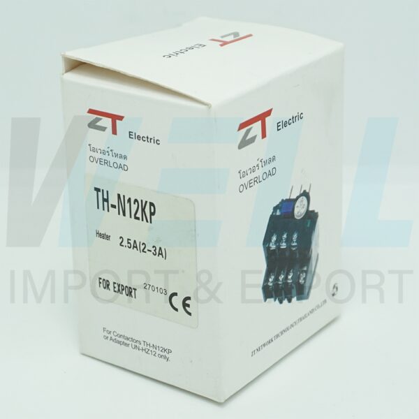 (ZT)-TH-N12KP-2-5A(2-3)-1 (Copy) โอเวอร์โหลด TH-N-12 2.5A (2-3) ZT Electric