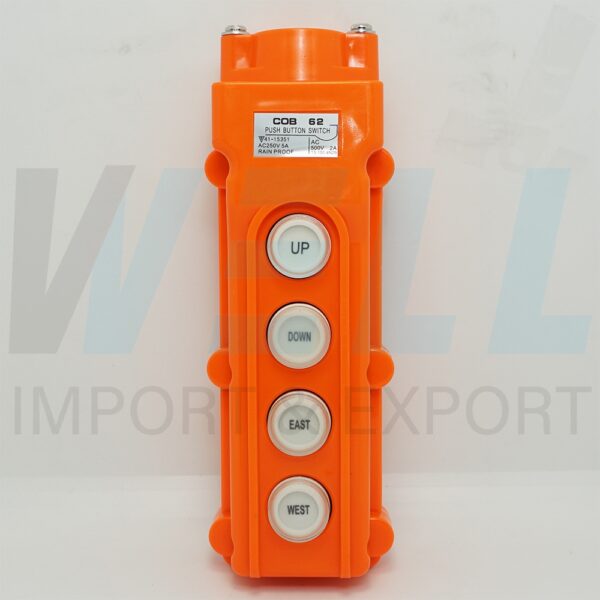 สวิทช์รอกCOB-62-3 (Copy) สวิทช์รอก COB-62 UP - DOWN - EAST - WEST สีส้ม